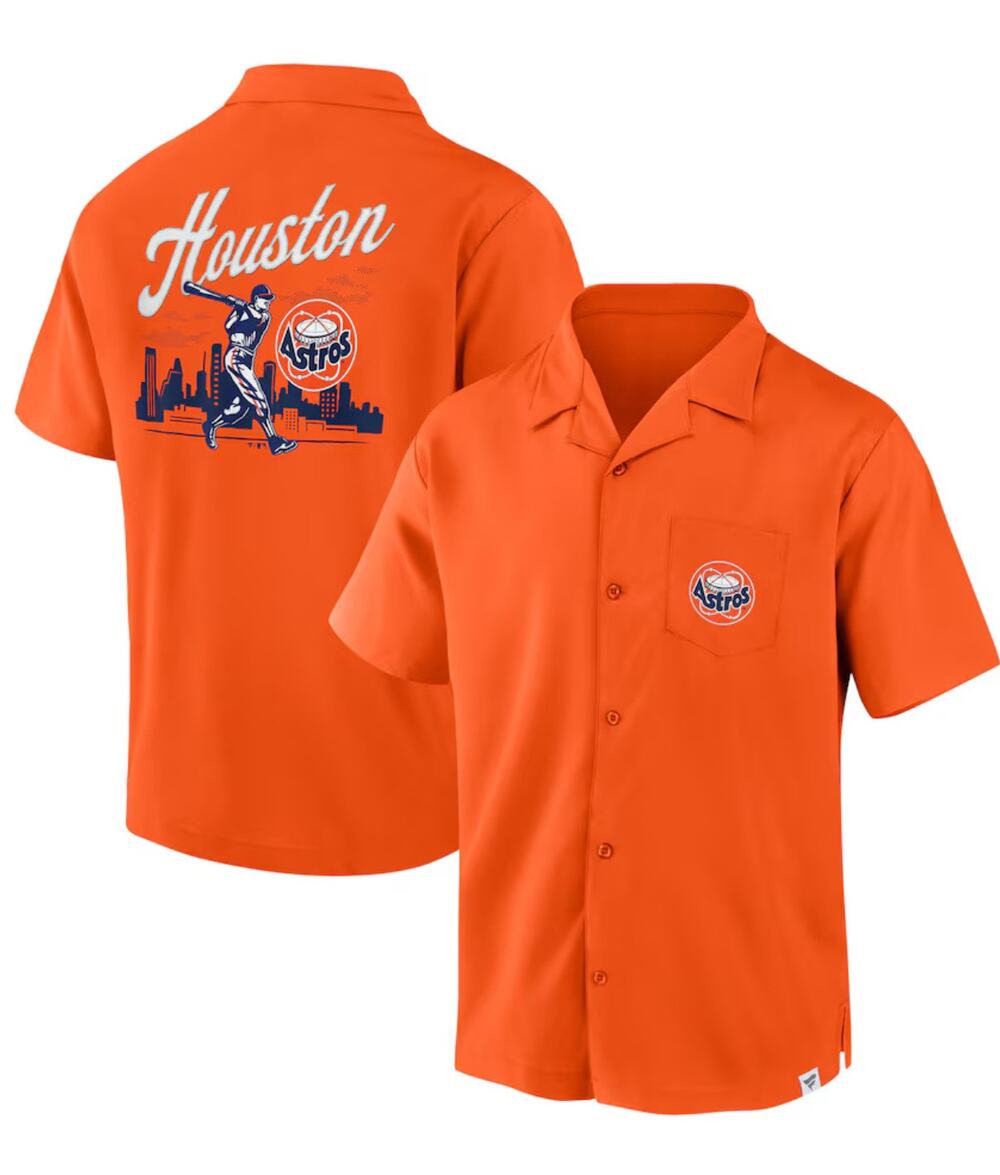 Fanatics Houston Astros Proven Winner Camp Shirt, Orange, Men's 2XL Tall, NWT
